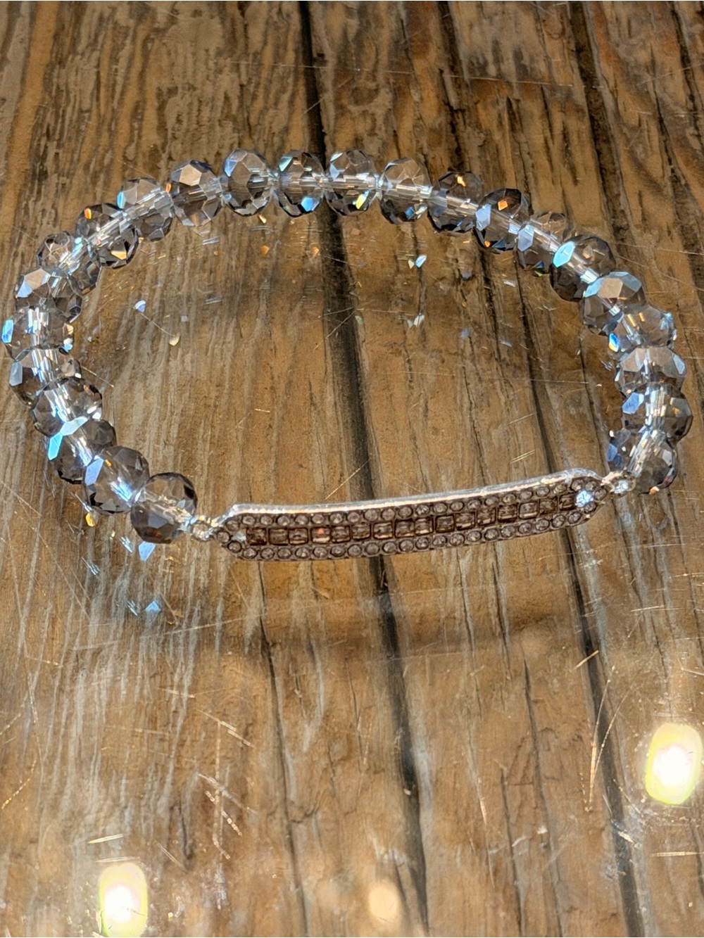 Bomb Party Bracelets! Personally Curated Crystal and Silver-Tone Stack - Picture 6 of 6